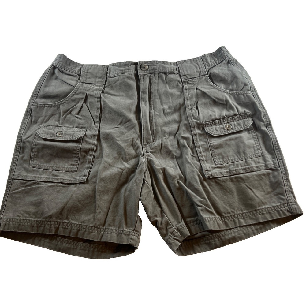 Red Head Mid-Rise Men's Size 42 Gray Shorts Stretch Waistband Cargo Shorts